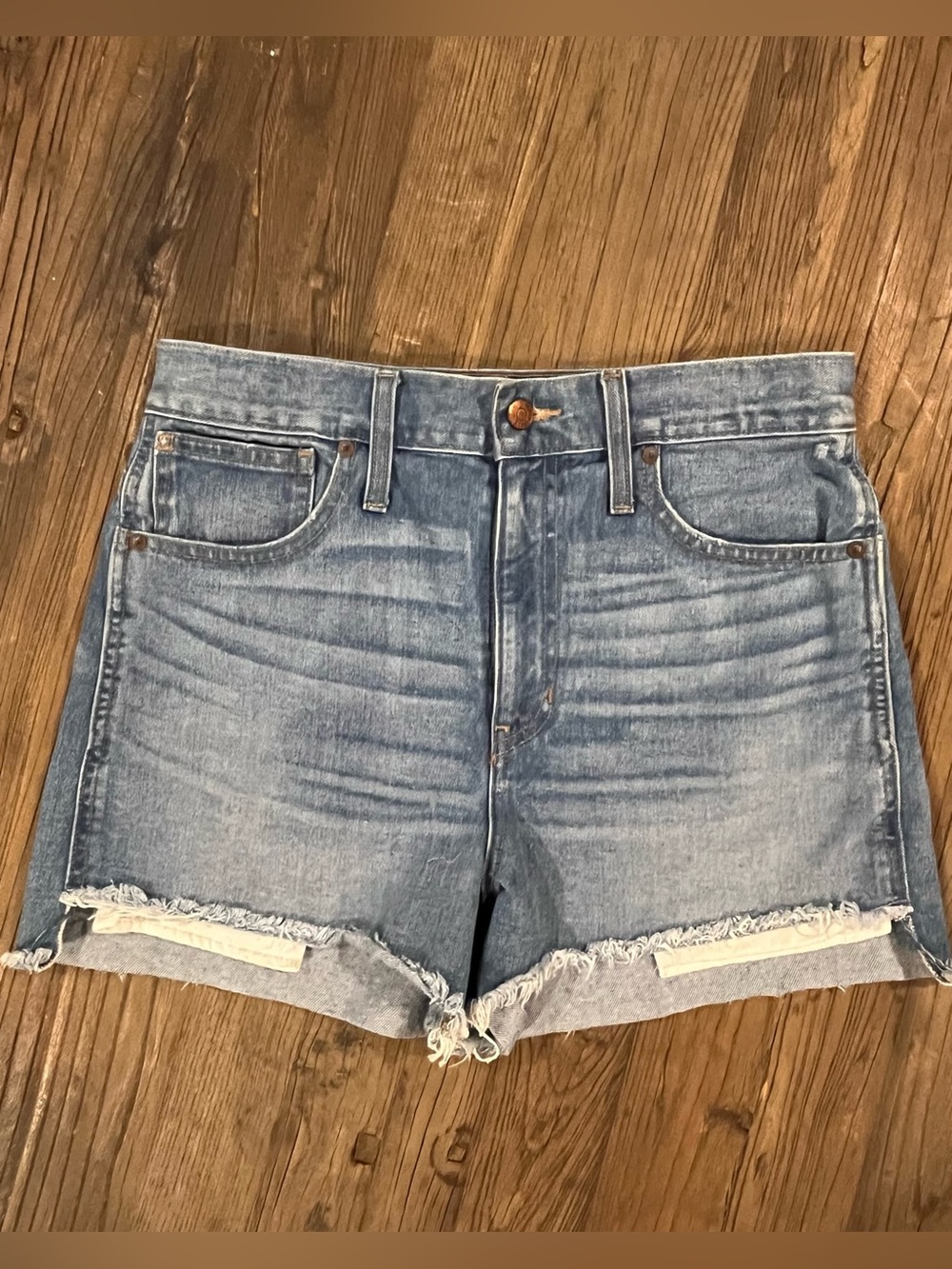 Madewell High-Rise Cutoff Denim Shorts – Size 28